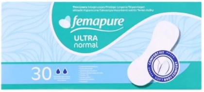 menstruacne vlozky, intimne vlozky, vlozky pre zeny, femapure, femapure ultra normal, nemecka drogeria, kvalitna drogeria