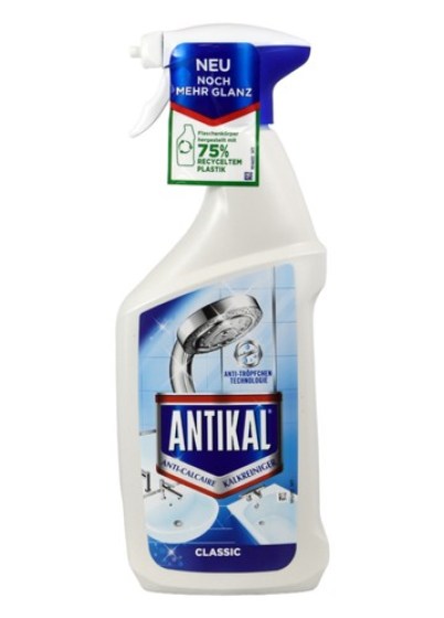 antikal, antikal 750ml, antikal odstranovac vodneho kamena, antikal sprej, nemecka drogeria, kvalitna drogeria, dovozova drogeria