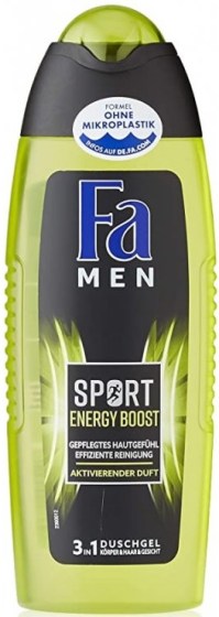 fa men, fa, sprchovy gel, 3 in 1, sprchovy gel na vlasy a tvar, nemecka drogeria, dovozova drogeria, kvalitna drogeria, sport