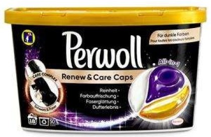 perwoll kapsule na cierne pradlo, perwoll renew and care caps, nemecka drogeria, kvalitna drogeria