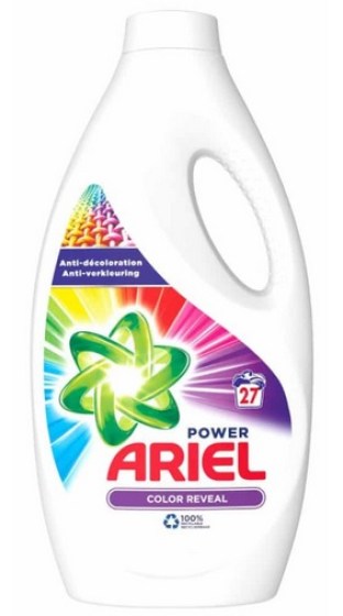 ariel, color reveal, tekuty gel, gel na pranie