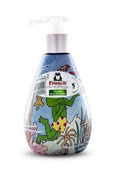 frosch kinder, detske mydlo, tekuty mydlo pre deti, frosch detska kozmetika